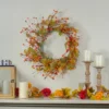 Northlight Orange Berries And Yellow Leaves Fall Harvest Artificial Wreath, 22" 2 Northlight Orange Berries And Yellow Leaves Fall Harvest Artificial Wreath, 22" -Northlight Store GUEST c8bac9ea 1c02 4020 81c3 c0191a95eb0f