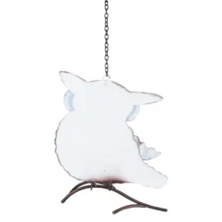 Northlight 7.75" Blue And Yellow Metal Owl Outdoor Wall Hanging -Northlight Store GUEST c9551bb8 8d5a 4350 a7aa e39769fd500f