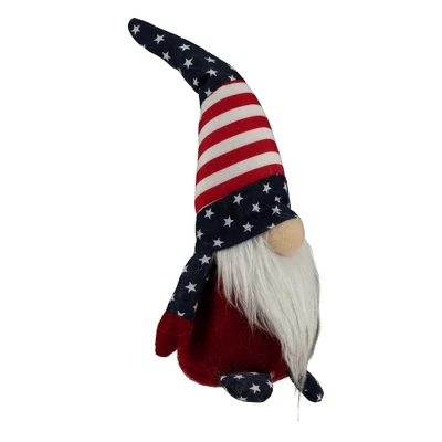 Northlight 9.5" Stars And Stripes Patriotic USA Gnome Figurine 4 Northlight 9.5" Stars And Stripes Patriotic USA Gnome Figurine - Image 2