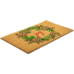 Northlight Natural Coir "Joy" Wreath Christmas Doormat 18" X 30" 9 Northlight Natural Coir "Joy" Wreath Christmas Doormat 18" X 30" -Northlight Store GUEST cafecc2f 0805 4a88 aa7a 8c37a706e99e