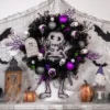 Northlight Purple And Black Spooky Skeleton Pine Halloween Wreath, 24-Inch, Unlit 2 Northlight Purple And Black Spooky Skeleton Pine Halloween Wreath, 24-Inch, Unlit -Northlight Store GUEST cc7dbf0d 560a 4cec 937c 531c6e703142