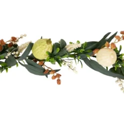 Northlight 5' X 6" Green Gourds And Foliage Artificial Fall Harvest Garland - Unlit -Northlight Store GUEST ceb8dc65 d4d2 4c34 bf15 8d4068316cb5