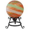 Northlight 10" Orange Swirl Designed Outdoor Garden Gazing Ball -Northlight Store GUEST d3187bbd 89c0 440e be48 c12fd346a592