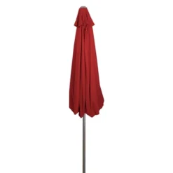 Northlight 9ft Outdoor Patio Market Umbrella With Hand Crank And Tilt, Red -Northlight Store GUEST d3f85192 80ac 43b5 9991 96c97f04d425