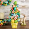 Northlight 17" Colorful Easter Egg Tree In Yellow Gingham Pot -Northlight Store GUEST d4be17be 6fb5 47c6 9129 66d39769dd17