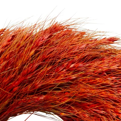 Northlight Red And Orange Ears Of Wheat Fall Harvest Wreath - 16-Inch, Unlit 4 Northlight Red And Orange Ears Of Wheat Fall Harvest Wreath - 16-Inch, Unlit - Image 2