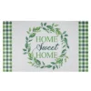 Northlight Home Sweet Home Gingham Doormat 18" X 30"