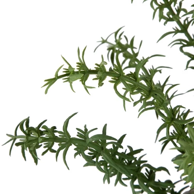 Northlight Real Touch™ Artificial Thyme Plant In Gray Ceramic Pot - 15" 7 Northlight Real Touch™ Artificial Thyme Plant In Gray Ceramic Pot - 15" - Image 5