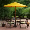 Northlight 8.5ft Outdoor Patio Market Umbrella With Wooden Pole, Yellow -Northlight Store GUEST ddeea5c7 8413 4854 92b5 8ee84b23d51b
