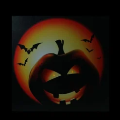 Northlight LED Lighted Bats And Jack-O-Lantern Halloween Canvas Wall Art 19.75" X 19.75" -Northlight Store GUEST de0913f4 32e9 4efa 8a12 cd0a65ebfff1