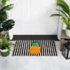 Northlight Ivory And Orange Pineapple Striped Natural Coir Outdoor Doormat 18" X 30" 1 Northlight Ivory And Orange Pineapple Striped Natural Coir Outdoor Doormat 18" X 30" -Northlight Store GUEST e0e03a76 dfec 4de3 978f 1549e9126ab1