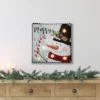 Northlight 12" LED Lighted 'Merry' Snowman Christmas Canvas Wall Art -Northlight Store GUEST e3c842e9 321a 45cf b412 cad4c2acf411