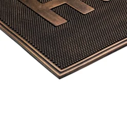 Northlight Gold Finish "Home" With Paw Print Rubber Doormat 18" X 30" -Northlight Store GUEST e6b3b061 b266 4610 b350 98343ac1a756