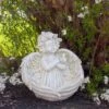 Northlight 9" Cherub Angel Wings Bird Feeder Outdoor Garden Statue -Northlight Store GUEST e6cf73db 2e9b 4a86 a85c 528d49fe69fe