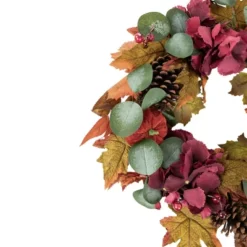 Northlight Orange And Burgundy Fall Harvest Artificial Floral And Pinecone Wreath, 22-Inch 6 Northlight Orange And Burgundy Fall Harvest Artificial Floral And Pinecone Wreath, 22-Inch -Northlight Store GUEST e8606885 1dd3 4513 8eda c82b58ba11d7