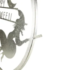 Northlight 17" Silver Flying Witch Happy Halloween Wall Sign -Northlight Store GUEST edf6c46d 5236 4fdf b286 56966e836f0f