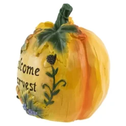 Northlight 7" Orange "Welcome Harvest" Pumpkin Fall Tabletop Decoration -Northlight Store GUEST ef01d690 6c14 4f44 ac82 7b6136f1f399