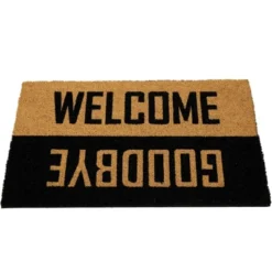 Northlight Natural Coir "Welcome Goodbye" Outdoor Doormat 18" X 30" -Northlight Store GUEST efd80597 39aa 43ae 8397 a3b2657ea0fd