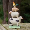 Northlight 11.5" Stacked Polyresin Farm Animals Outdoor Garden Statue -Northlight Store GUEST f134ac01 69d4 423a 9a6e 950f918f20d6