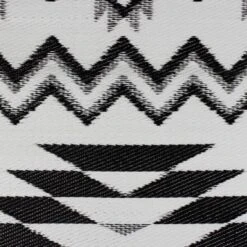 Northlight 4' X 6' Black And White Aztec Print Rectangular Outdoor Area Rug -Northlight Store GUEST f1be6c8d 06c0 4fc5 863d 9286e19a41b0