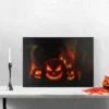 Northlight LED Lighted Jack-O-Lanterns In A Cemetery Halloween Canvas Wall Art 23.5" X 15.5" -Northlight Store GUEST f3027bfb e4e9 4403 8cb9 74f049ddb409