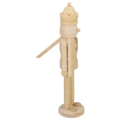 Northlight 14.75" Unfinished Paintable Wooden Christmas Nutcracker With A Crown -Northlight Store GUEST f3bca21a f430 4cd2 9b9e b00418c16e84