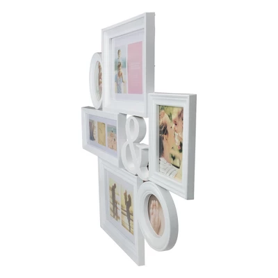 Northlight 27.75" White Multi-Size Collage Photo Picture Frame Wall Decoration 3 Northlight 27.75" White Multi-Size Collage Photo Picture Frame Wall Decoration