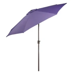 Northlight 9ft Outdoor Patio Market Umbrella With Hand Crank And Tilt - Purple -Northlight Store GUEST f96ebe35 af18 4d76 b196 24c55a2effa7