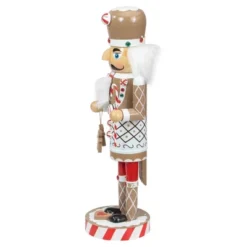 Northlight 14" Beige And Red Gingerbread Chef Christmas Nutcracker -Northlight Store GUEST faf17018 d0c7 4d29 a70d d8ad85b56fef