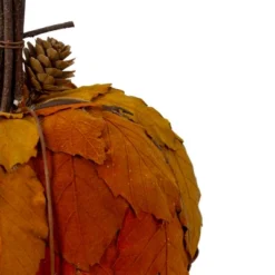 Northlight 7.5" Orange And Brown Fall Harvest Tabletop Pumpkin -Northlight Store GUEST fbc09d53 bd7f 4beb bd60 857eeeb3f7db